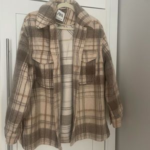 Plaid Zara Shacket
